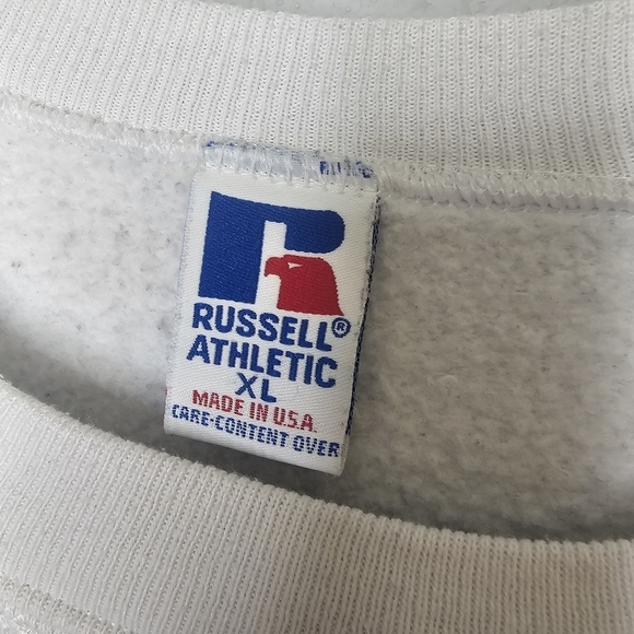 Vtg Russell Athletic Texas A&M‎ Womens Sweatshirt XL White Colorful Rare Aggies - Picture 6 of 13